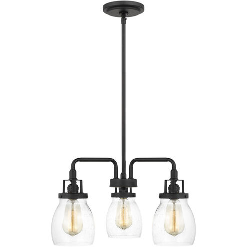 Belton 3 Light 19.88 inch Midnight Black Chandelier Ceiling Light