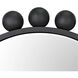 Cooper 33 X 33 inch Matte Black Mirror