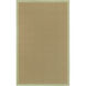Soho 36 X 24 inch Tan/Light Green Handmade Rug