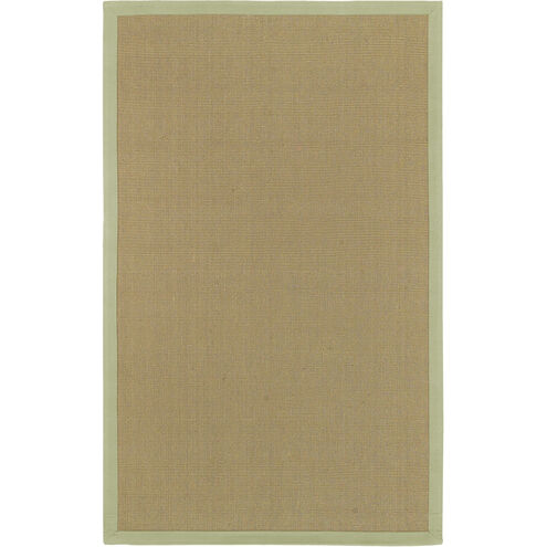 Soho 36 X 24 inch Tan/Light Green Handmade Rug