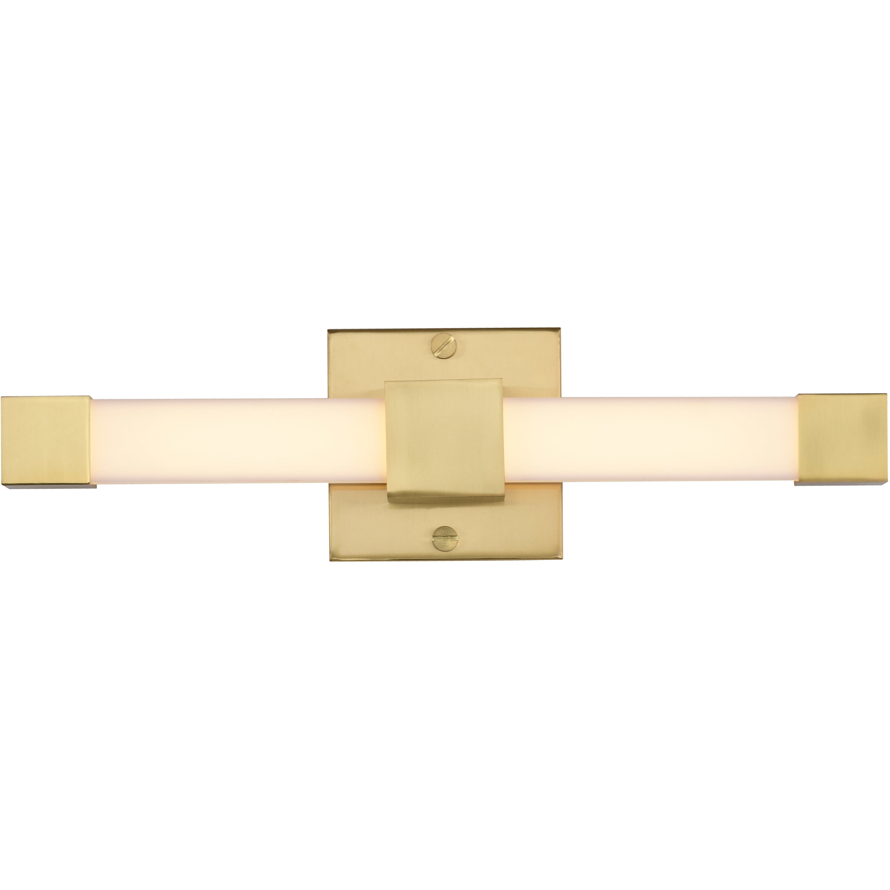 Brightwyn LED 16 inch Brushed Brass Vanity Wall Light