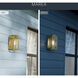 Marea 1 Light 13 inch Natural Brass Outdoor Wall Light