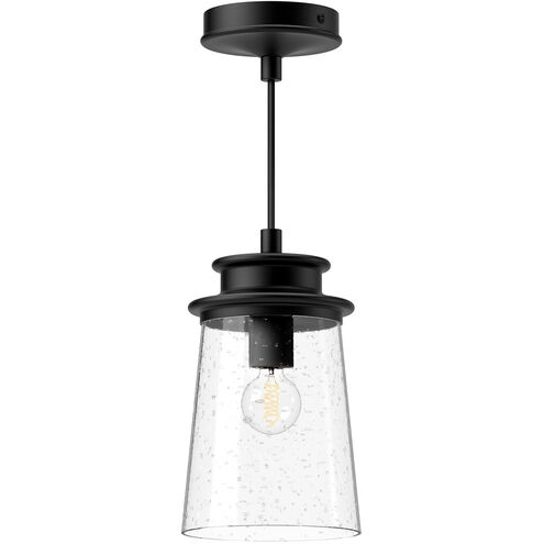 Alora Mood Quincy 1 Light 6 inch Textured Black Exterior Pendant
