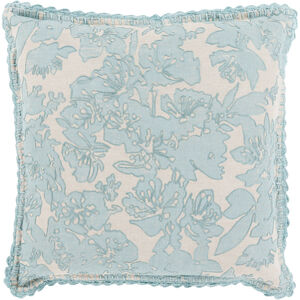 Evelyn 20 inch Sage, Light Gray Pillow Kit