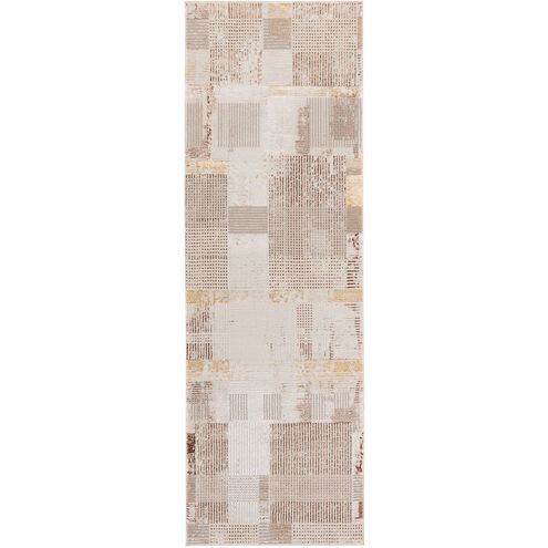 Baltea 94 X 32 inch Earth Tones Rug in 2 x 8