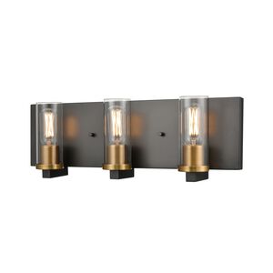 Sambre 3 Light 24 inch Multiple Finishes and Graphite Vanity Light Wall Light