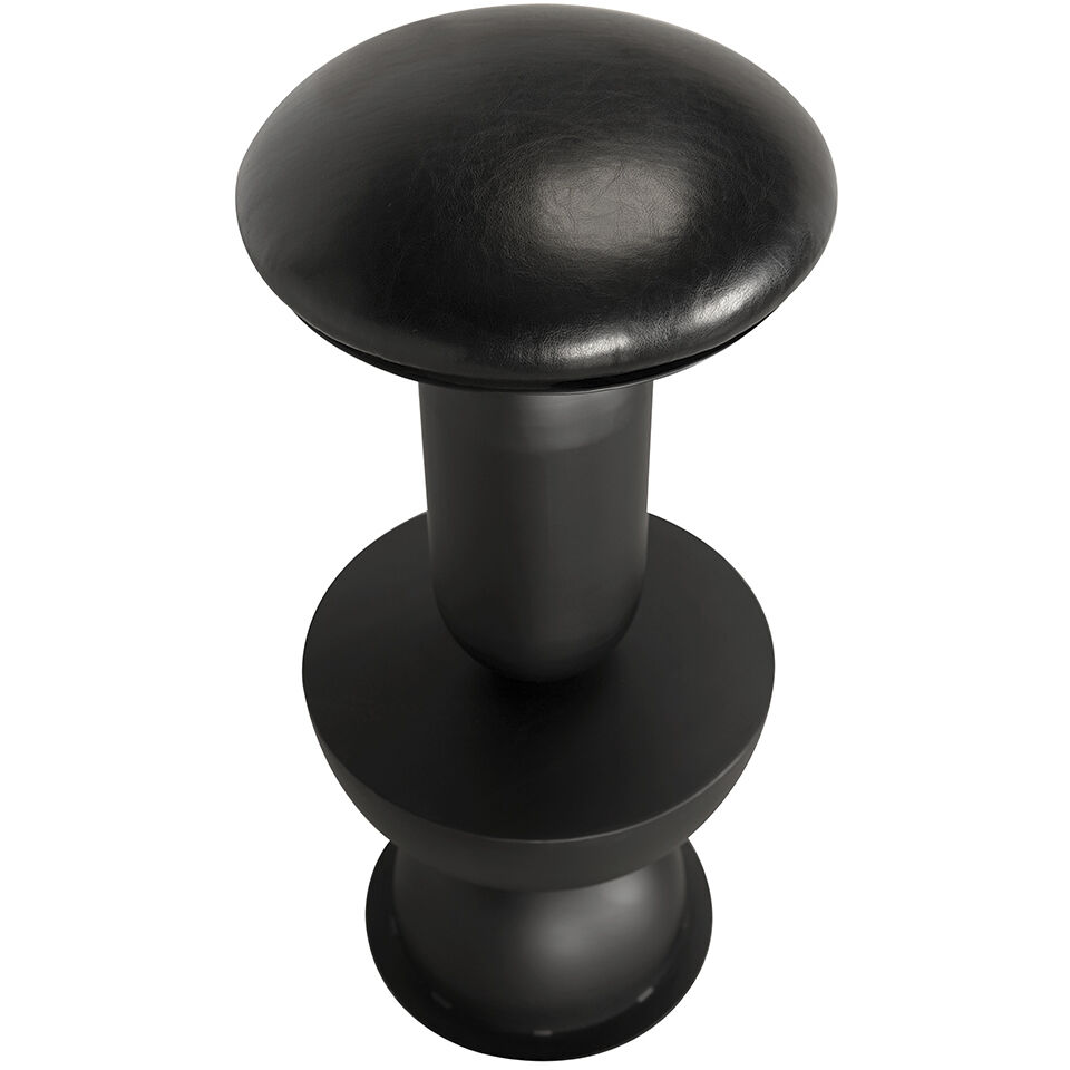 Perth 31 inch Matte Black Bar Stool, Swivel