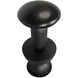 Perth 31 inch Matte Black Bar Stool, Swivel