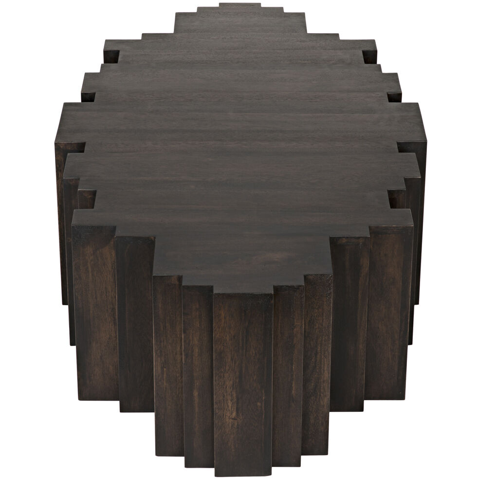 Royce 70 X 36 inch Ebony Walnut Coffee Table