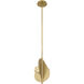 Pod LED 8.25 inch Legacy Brass Pendant Ceiling Light