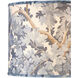 Woodland Blue and Brown and Ivory 20 inch Drum Lamp Shade, Large