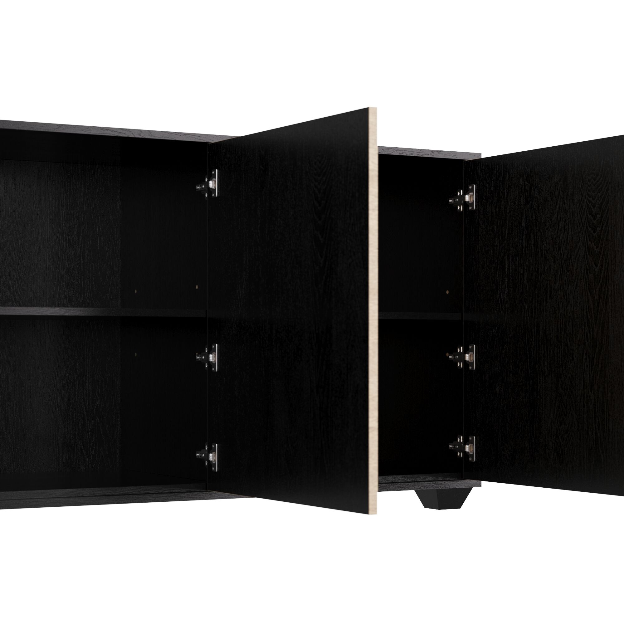 Sapphire 34 inch Chamois Gray Credenza