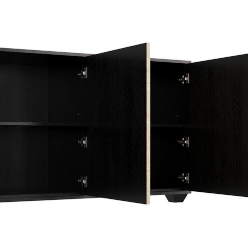 Sapphire 34 inch Chamois Gray Credenza