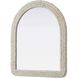 Marlowe 42 X 36 inch Linen White Mirror