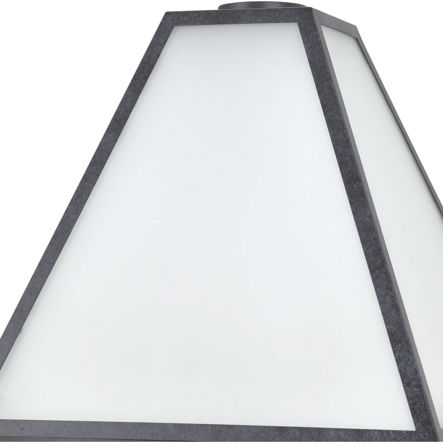Glacier 3 Light 21 inch Black Charcoal Outdoor Post in White