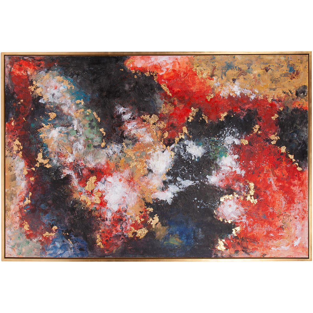 Gala Affair 61 X 41 inch Hand Painted Wall Art