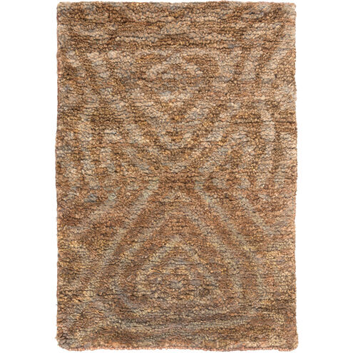 Scarborough 36 X 24 inch Charcoal, Dark Brown Rug