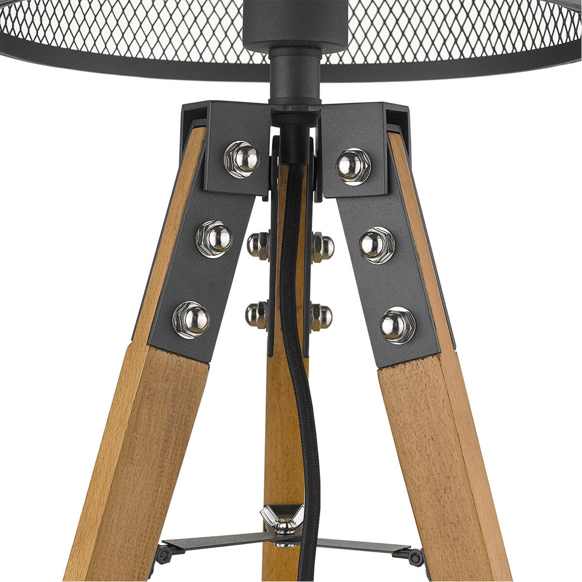 Capprice 20 inch 100.00 watt Matte Black Table Lamp Portable Light