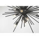 Bessel 15 Light 30 inch Sand Coal Pendant Ceiling Light