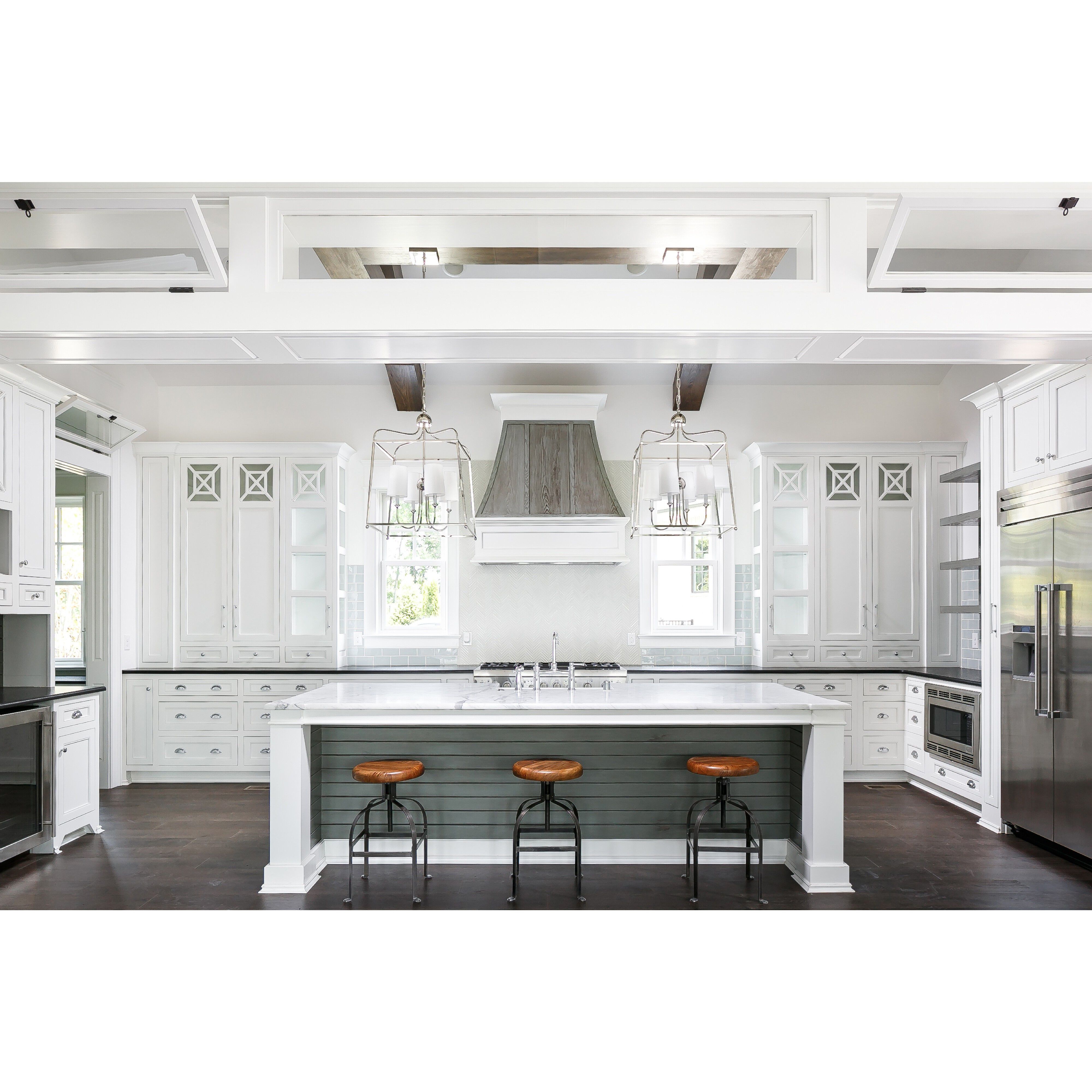 Sylvan 4 Light 21.5 inch Polished Nickel Lantern Chandelier Ceiling Light