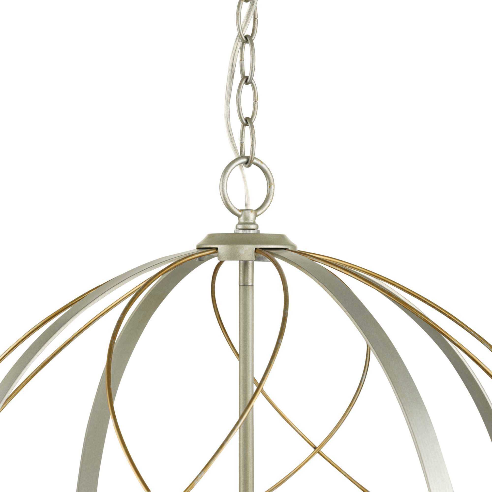Brandywine 5 Light Silver Ridge Pendant Ceiling Light