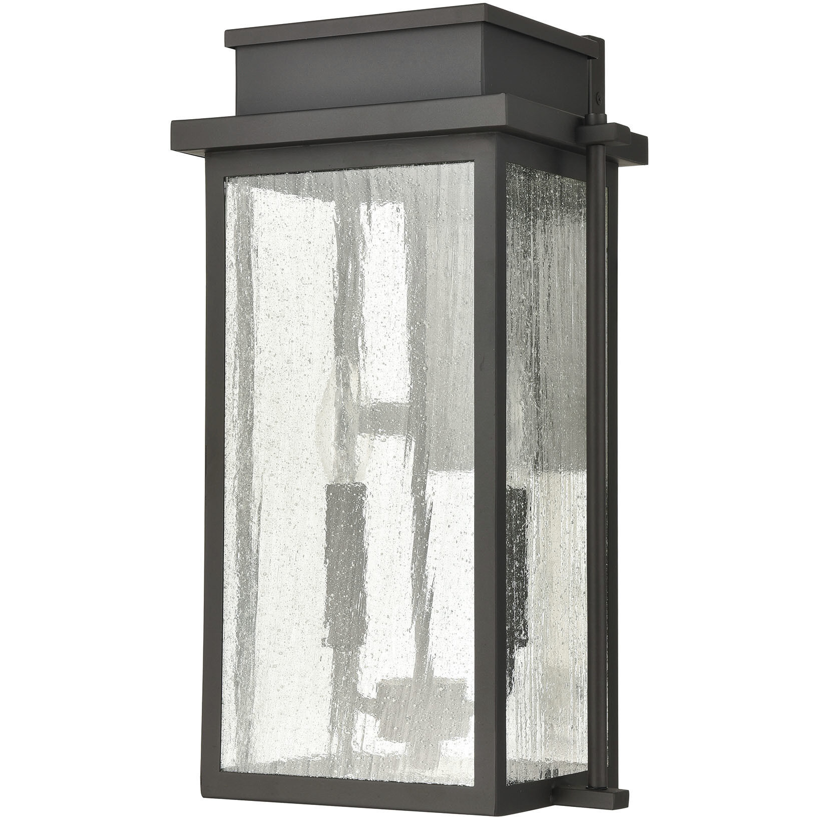 Braddock 2 Light 17 inch Architectural Bronze Outdoor Wall Sconce