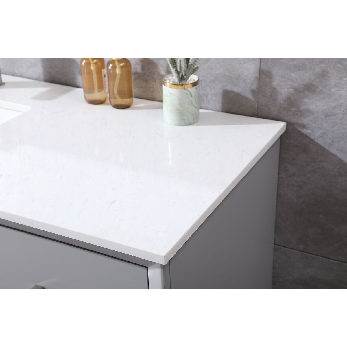 Hayes 60 X 22 X 35 inch Grey Vanity Sink Set