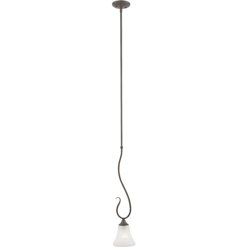 Elipse 1 Light 6 inch Painted Bronze Mini Pendant Ceiling Light