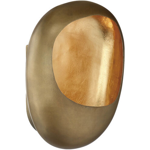 Ardor LED 7.5 inch Antique Brass with Gold Leaf Wall Sconce Wall Light