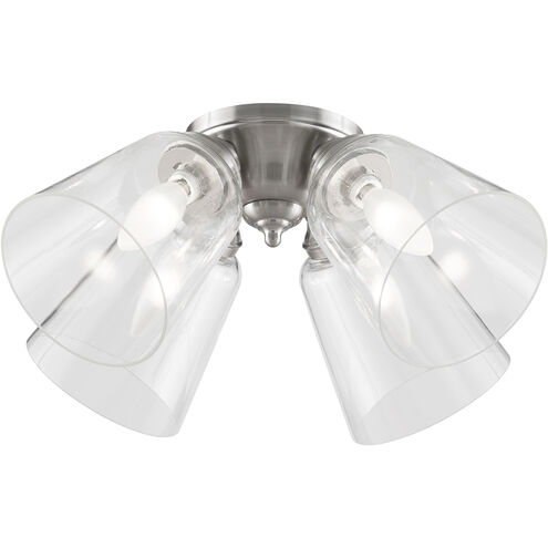myFanimation 4 Light Incandescent Brushed Nickel Fan Light Kit