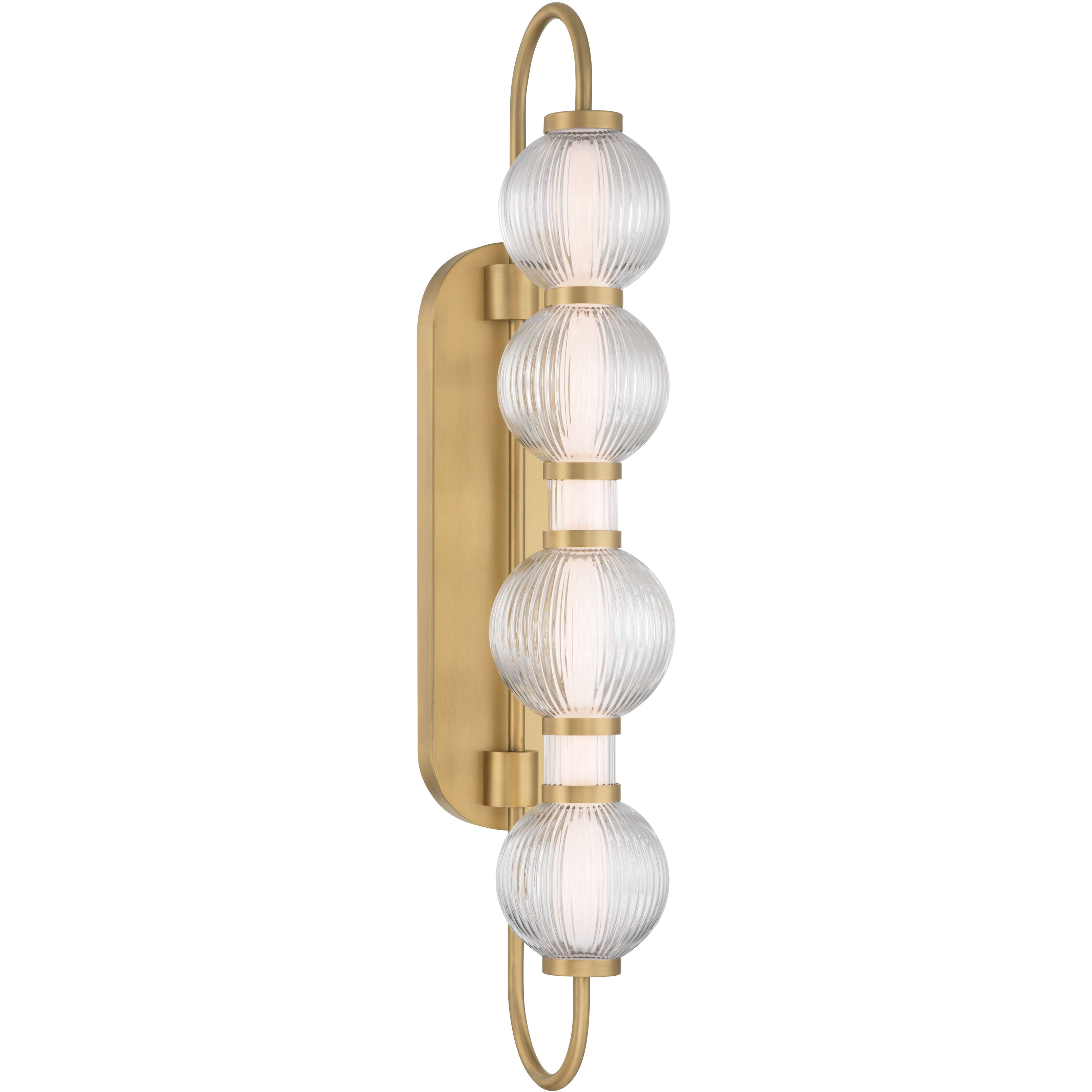 Cordel LED 5.25 inch Legacy Brass Wall Sconce Wall Light