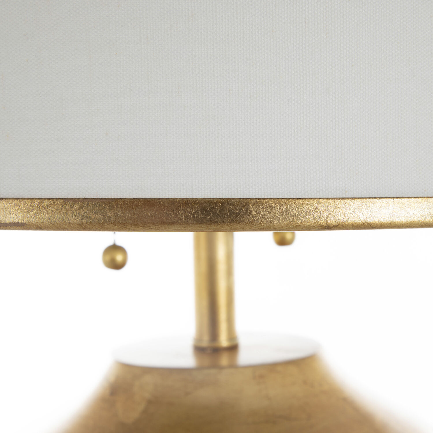 Bridget 35 inch Plaster White / Vintage Gold / Feather White Linen Table Lamp Portable Light