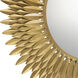 Broche 30 X 30 inch Antique Gold Wall Mirror