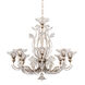 Rivendell 8 Light Antique Silver Chandelier Ceiling Light
