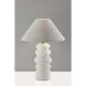 Marcey 25 inch 100.00 watt Matte Off-White Ceramic Table Lamp Portable Light