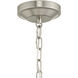 Lieon 3 Light 15.75 inch Brushed Nickel Convertible Pendant Ceiling Light