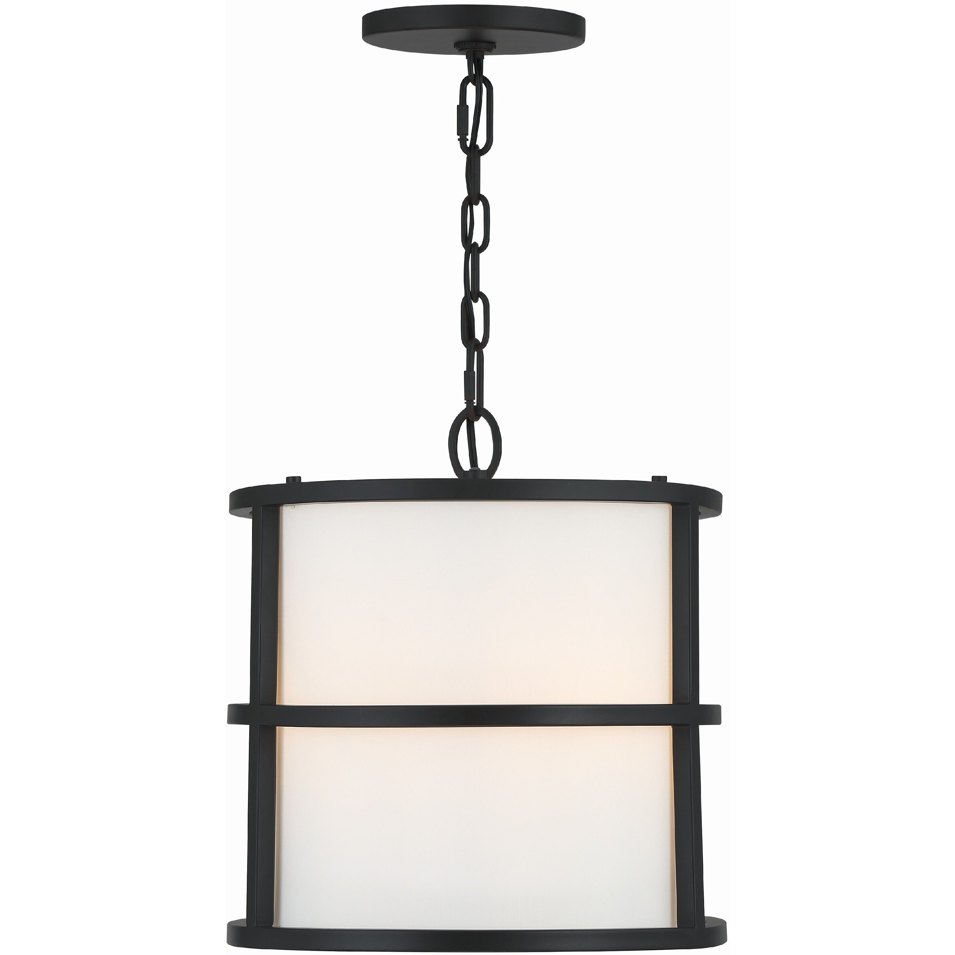 Hulton Pendant Ceiling Light in Matte Black