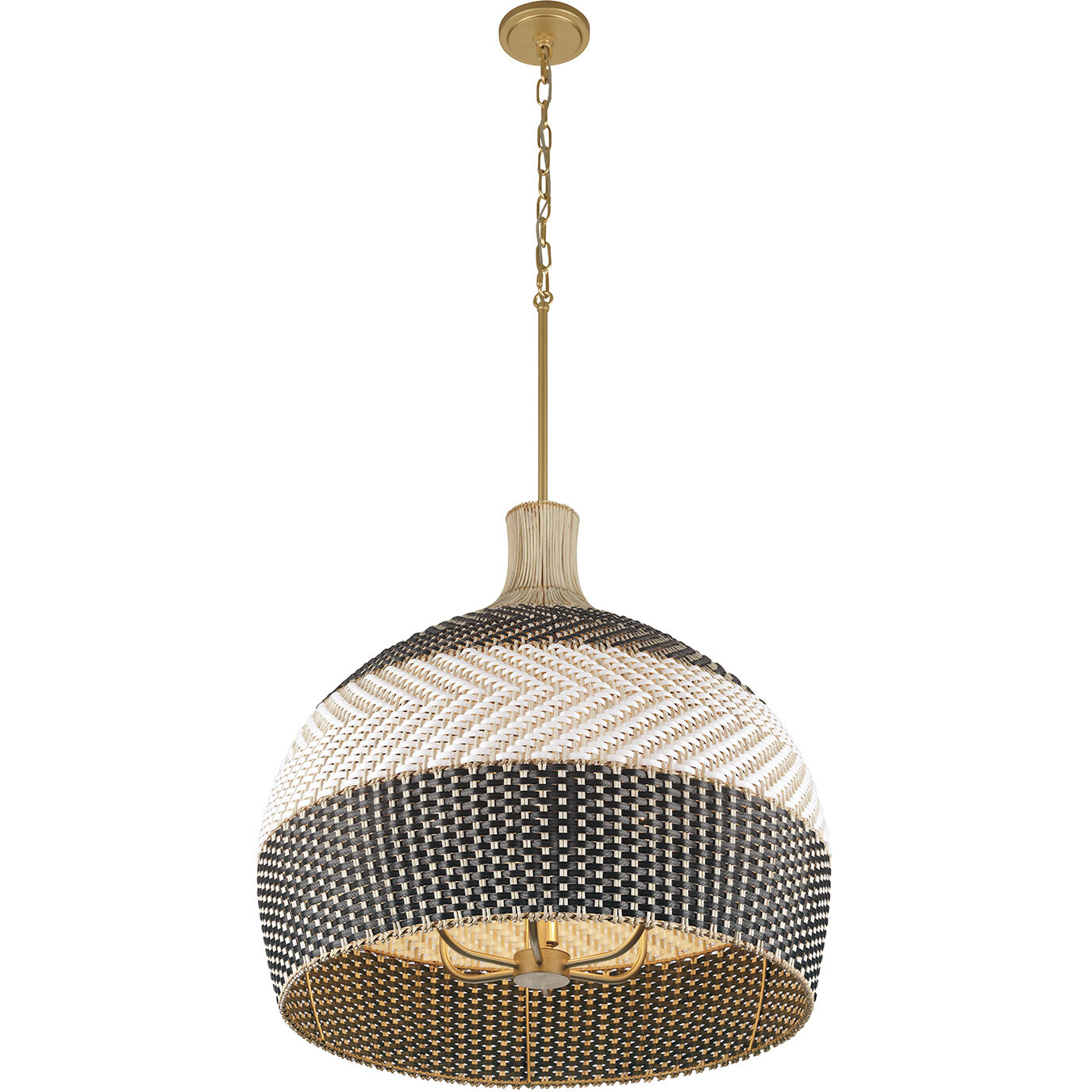Zanzibar Pendant Ceiling Light in Soft Gold