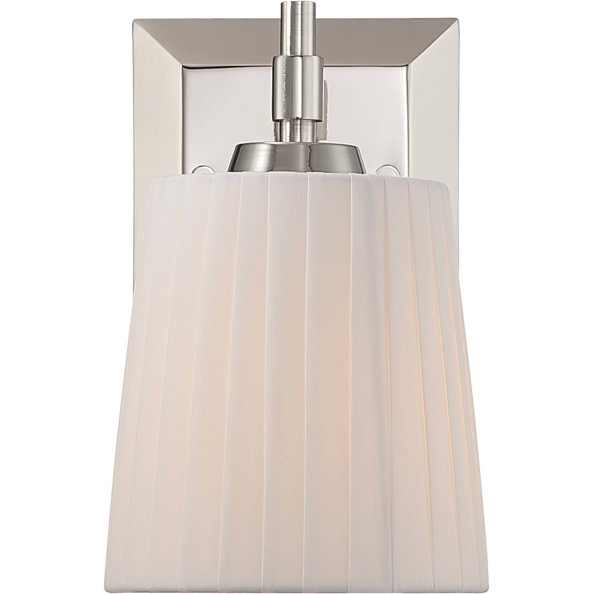 Yep Brilia 1 Light 5.5 inch Polished Nickel Wall Sconce Wall Light
