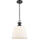 Kistler 1 Light 12 inch Charcoal Pendant Ceiling Light