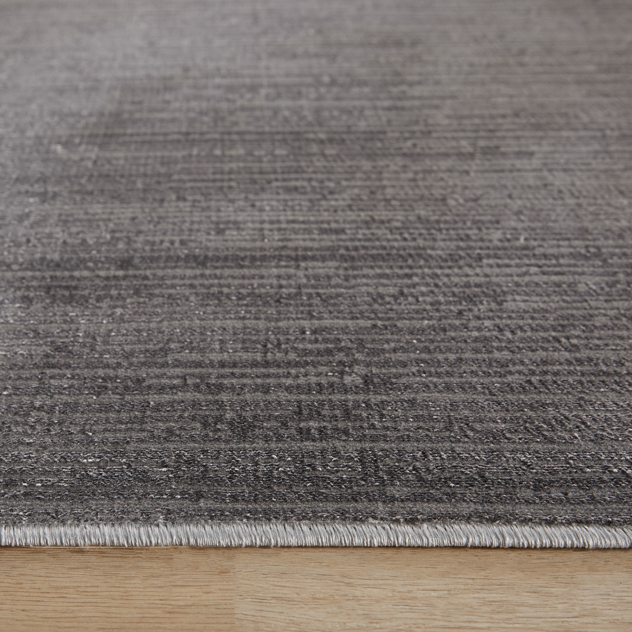 Livenza 130 X 94 inch Dark Grey Rug in 8 x 11