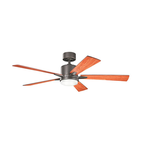 Lucian Elite 52 inch Olde Bronze with Walnut/Cherry Blades Ceiling Fan