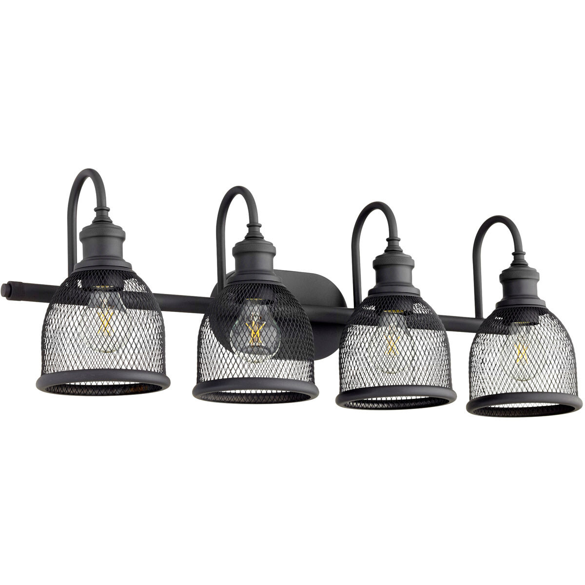 Omni 4 Light 31 inch Noir Vanity Light Wall Light