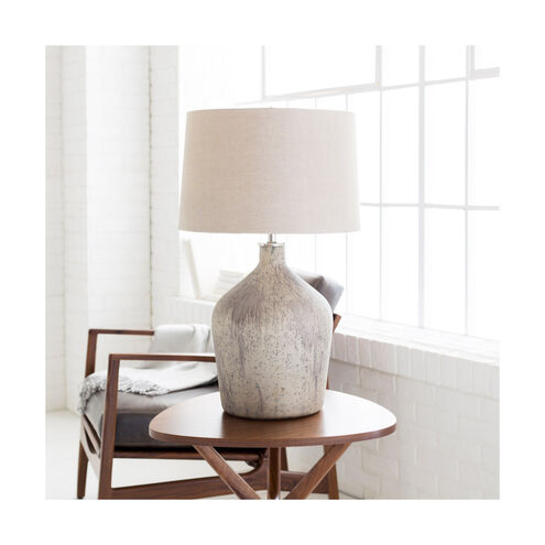 Reilly 30.25 inch 100 watt Taupe Table Lamp Portable Light