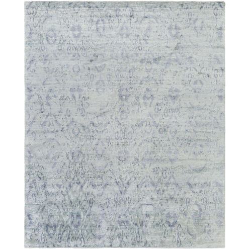 Exaltation 36 X 24 inch Light Slate / Slate / Gray Handmade Rug