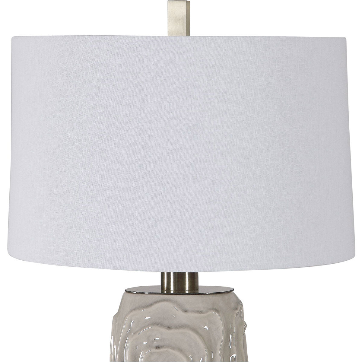 Zade 34 inch 150 watt Warm Gray Table Lamp Portable Light
