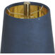 Dann Foley 29.5 inch 60 watt Blue Shagreen Table Lamp Portable Light