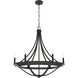 Perch Point 6 Light 30 inch Noble Bronze Chandelier Ceiling Light
