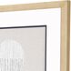 Abstract Collection Blue Framed Art
