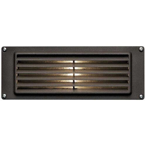 Hardy Island Louvered 12v 1.50 watt Bronze Landscape Brick Light